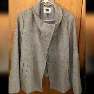 Old Navy Wool Coat Grey